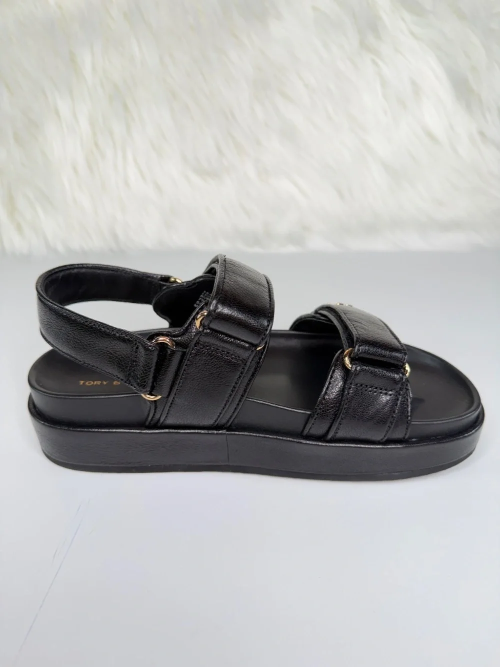 Tory Burch Women's Kira Leather Sport Sandals - Black